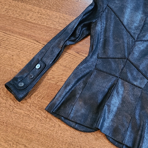 Walter Black Vegan Leather Jacket/ Blazer, S2z 0 (Hot!!!) - Picture 10 of 16